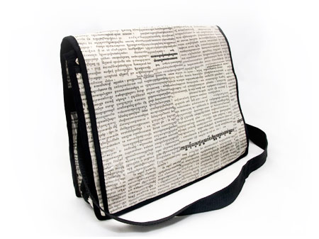 Newspaper Messenger Bag